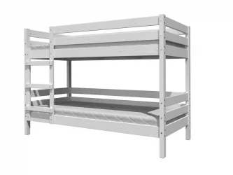 Кровать двухъярусная без основания Джуниор 200х90 Белый античный