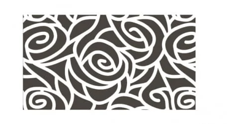 Стол обеденный Прямоуг. ажур ХРОМ Р-26 белая ЛДСП белый