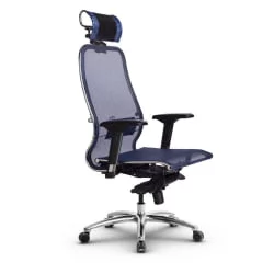 Кресло руководителя Samurai S-3.04 Синее