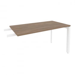 Брифинг-приставка на П-образном м/к ОНИКС О.МП-БР-13 Дуб Аризона/Белый / ONIX O.MP-BR-13