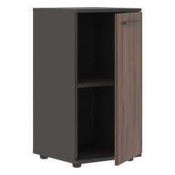 Шкаф колонка с глухой малой дверью ЕДИС ЕЛCС 42.1 Дуб Денвер темный Мокко Мокко / EDIS ELCS