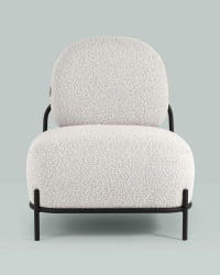 Кресло Стоун 1 ткань букле Молочный