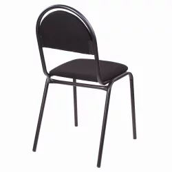 Стул для посетителей РС00М черный каркас ткань Черный