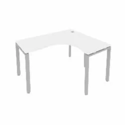 Стол письменный METAL SYSTEM Б.СА-3 Пр Белый/Серый