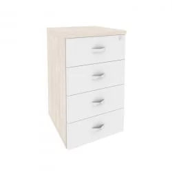 Тумба приставная ОНИКС О.ТП-4 Денвер Светлый/Белый / ONIX O.TP-4