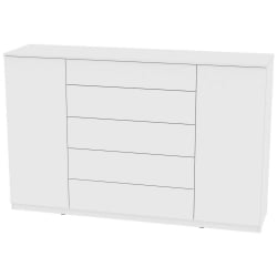 Комод Калисто(K26)1147х1802х468PUSHtoOPEN(Белый)