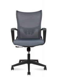 Кресло офисное WAVE LB M3-M(BLACK) Серый