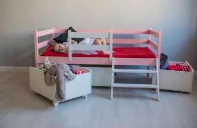 Кровать детская RooRoom VK-99р Розовая