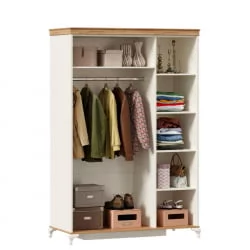 Корпус шкафа трехстворчатого Вилладжио ЛД 680.090.000 Алебастр/Дуб золотой