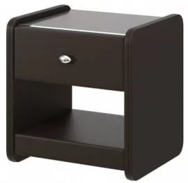 Тумба прикроватная с 1 ящиком №2 Шоколад