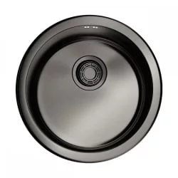 Мойка Омоикири Тойа 45-У-Гм Нерж.Сталь/Вороненая Сталь / Omoikiri Toya 45-U-Gm