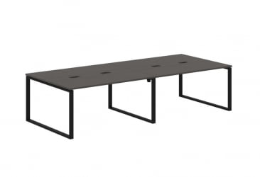 Переговорный стол ЕДИС ЕКCТ 3114 Мокко Мокко Черный / EDIS EQCT