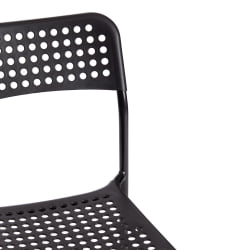 Стул со спинкой ADDE (mod. C-049) металл/пластик, 39 х 49 х 78 см, Black (черный)