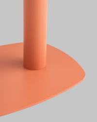 Журнальный столик Eanna L металл коралловый