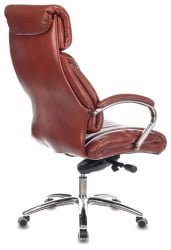 Кресло руководителя Бюрократ T-9904NSL светло-коричневый Leather Eichel