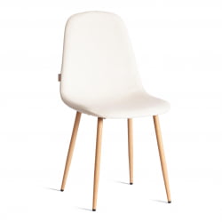 Мягкий стул БРЕЕЗЕ (мод. ДЖСC-58) Велюр/металл , 44 х 53 х 86 см, Лигхт беиге (светло-бежевый) ХЛР1 / натуральный / BREEZE (mod. JSC-58) Light beige HLR1