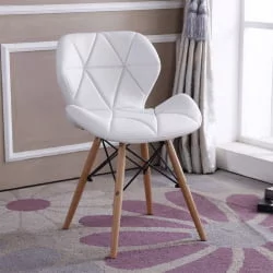 Мягкий стул Eames SC-026 Белый