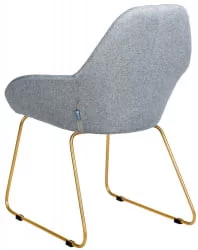 Стул Кент (С) Грей/Линк Золото / Kent