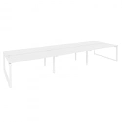 Рабочая станция на О-образном м/к ОНИКС О.МО-Д.РС-6.4.7 Белый Бриллиант / ONIX O.MO-D.RS-6.4.7