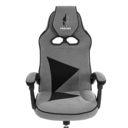 Кресло Arena metalBL велюр, серый/черный, 29/35