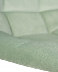 Стул барный DOBRIN TAILOR WHITE (пудрово-мятный велюр (MJ9-87)) 2 шт