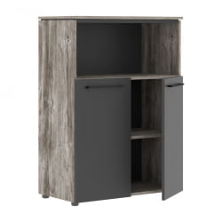 Шкаф с глухими дверьми MORRIS TREND MMC 85.3 Сосна Нордик Антрацит