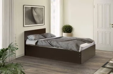 Кровать на уголках №4 1200*2000 Дуб млечный