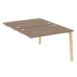 Стол-приставка двойной к опорным элементам ONIX WOOD OW.D.SPR-2.8 Дуб Аризона/Светлый