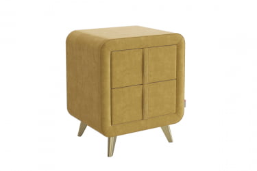 Тумба прикроватная Софи 2 TM-001.2 медовый (велюр)