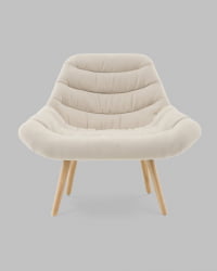 Кресло Олби Страйпс белый