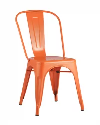Стул ТОЛИКС с высокой спинкой Оранжевый глянцевый / TOLIX