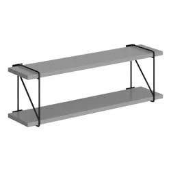 Полка навесная COFFEE SH4-ROD Серый