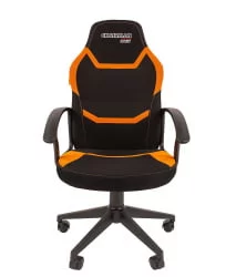 Геймерское кресло CХАИРМАН ДРАЙВ (ГАМЕ) 9 Новое (НЕВ) Черный-оранжевый / CHAIRMAN (GAME) (NEW)