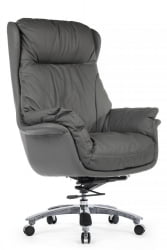 Кресло руководителя RV DESIGN Leonardo Серый