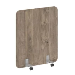 Перегородка на металлических опорах, на роликах R-line  DP.R-100-120 Тиквуд Темный