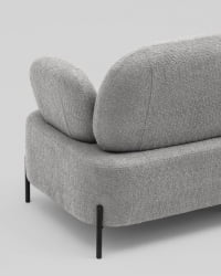 Диван Кэнди ткань букле светло-серый