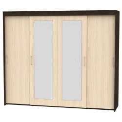 Шкаф-купе Т-5-198х235х45-М(Венге-ДМ-8) / T-5-198х235х45-M(Венге-ДМ-8)