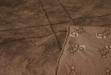 Покрывало Ралли без подклада Коричневое