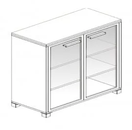 Шкаф для документов Л.Ш-4С Орех