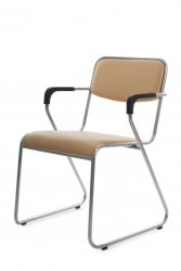 Кресло Nix Plus RCH OMKL-04 Бежевый/Металл окрашенный Хром