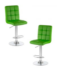 Стул барный ДОБРИН КРУГЕР (зеленый) 2 шт / DOBRIN KRUGER