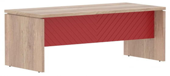 Стол руководителя Torr LUX TLST 209 Дуб Каньон Красный