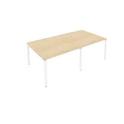 Переговорный стол (2 столешницы) Metal System Б.ПРГ-2.2 Акация/Белый