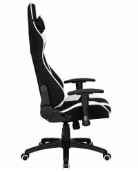 Кресло игровое DOBRIN DALLAS (черно-белый)