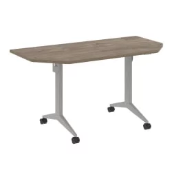 Стол складной мобильный КС-Пулл КС.М-7.Т1 Тиквуд Темный/Серый / X-Pull X.M-7.T1