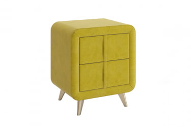 Тумба прикроватная Софи 2 TM-001.2 янтарь (велюр)