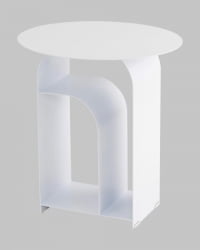 Журнальный столик Arwel металл белый