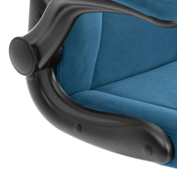 Кресло геймерское BAZUKA metalBL велюр, синий, 32