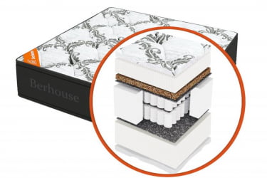 Матрас MEGA MULT ELITE MultiPocket Gray Night (Berhouse) Размер: 1400х1950 мм