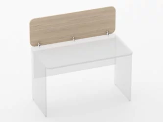 Экран разделительный прямой Глассй 5.14.12 Венге / Glassy